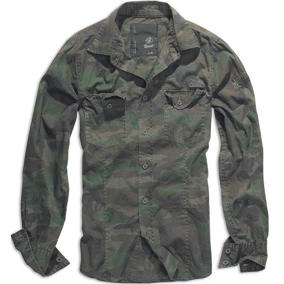 Koszula Brandit SlimFit Woodland