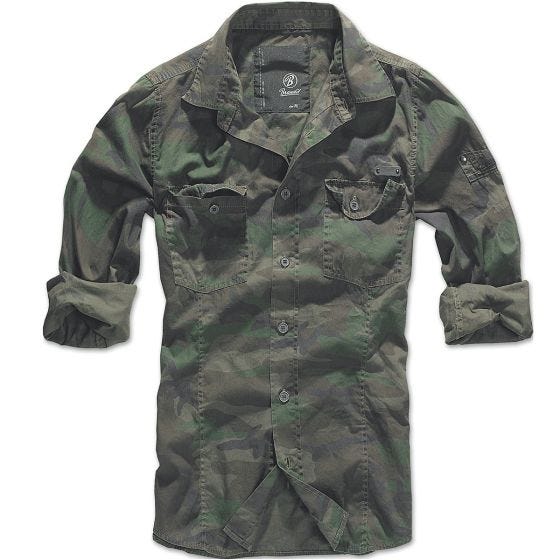 Koszula Brandit SlimFit Woodland