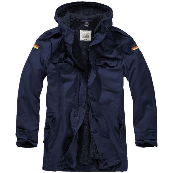 Kurtka Brandit BW Parka Flag Granatowa