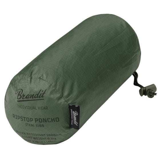 Poncho Przeciwdeszczowe Brandit Ripstop Oliwkowe