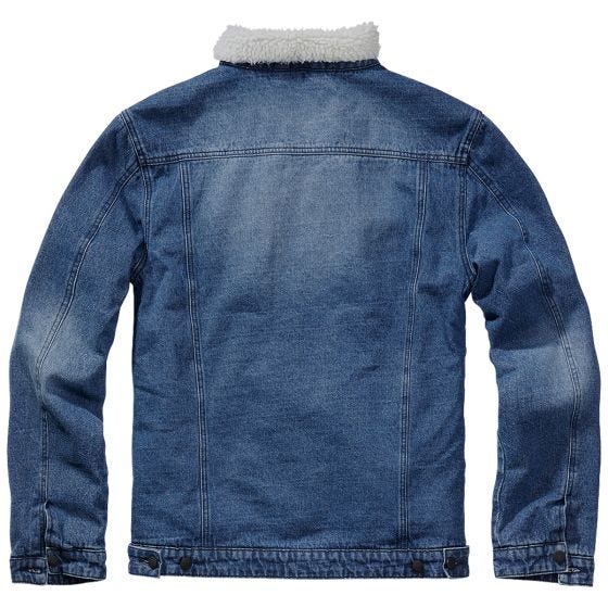 Kurtka Jeansowa Brandit Sherpa Niebieski/Off White