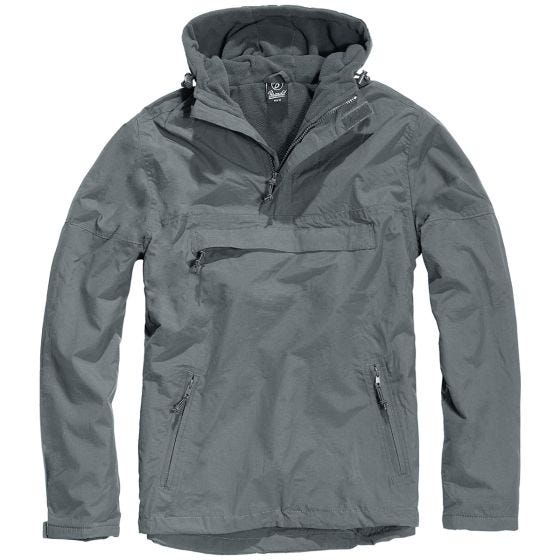 Kurtka Kangurka Brandit Windbreaker Grafitowa