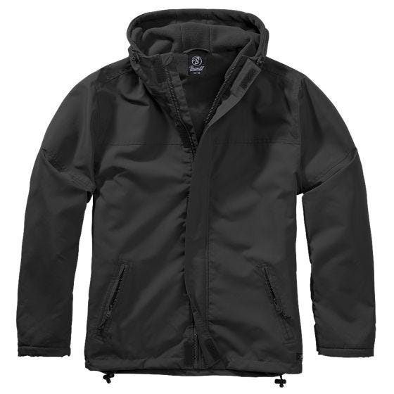 Kurtka Brandit Windbreaker Front Zip Czarna