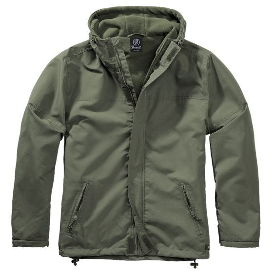 Kurtka Brandit Windbreaker Front Zip Oliwkowa