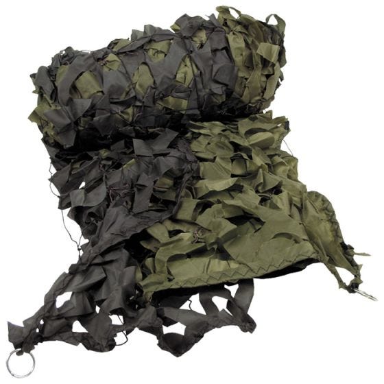 Siatka Maskująca MFH Camouflage Net 3x6m Oliwkowa