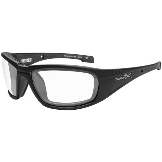 Okulary Taktyczne Wiley X WX Boss - Clear - Czarne