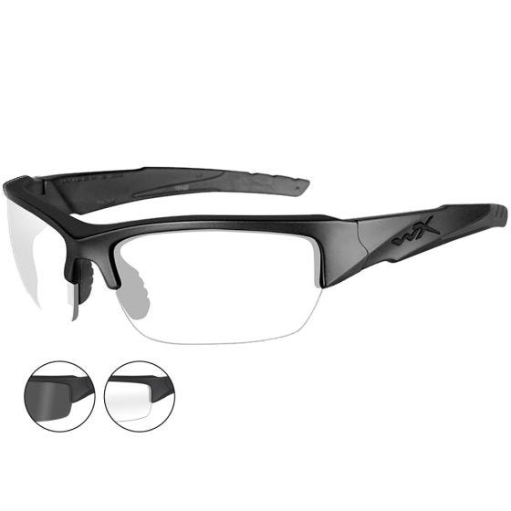 Okulary Taktyczne Wiley X WX Valor - Smoke - Clear - Czarne