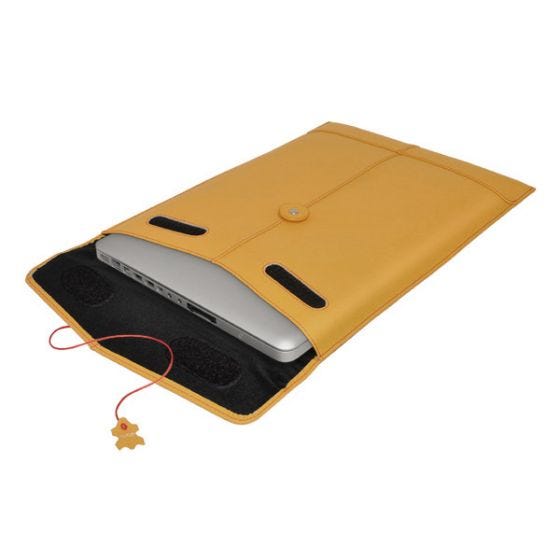 Etui Skórzane Civilian Pro Manila 15 Laptop MacBook Pro 15" Mango
