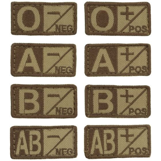 Naszywka Grupa Krwi Condor Blood Patch Tan