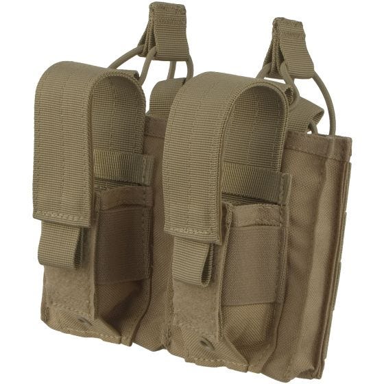 Ładownica Podwójna Condor na Magazynki M14 Kangaroo Coyote Brown