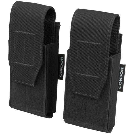 Ładownica na Magazynki Condor QD Pistol 2 Sztuki Czarna