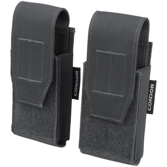 Ładownica na Magazynki Condor QD Pistol 2 Sztuki Slate
