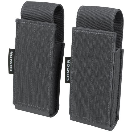 Ładownica na Magazynki Condor QD Pistol 2 Sztuki Slate