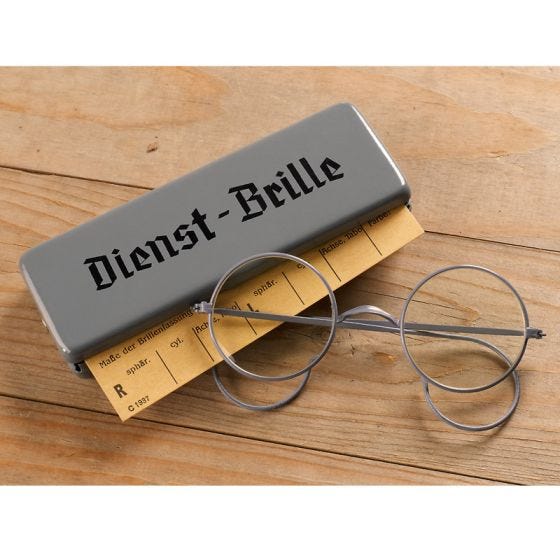 Okulary Mil-Tec BW Dienst-Brille z Metalowym Etui