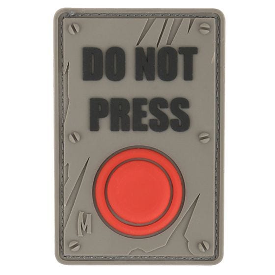 Naszywka Maxpedition Do Not Press (SWAT)