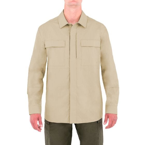 Koszula First Tactical Tactix BDU Długi Rękaw Khaki