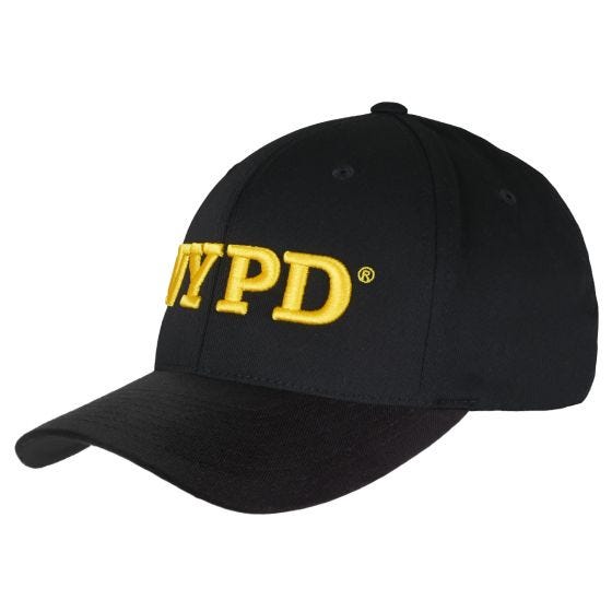 Czapka Flexfit NYPD 3D Logo Czarna