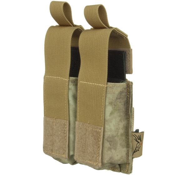 Ładownica Podwójna Flyye na Magazynki 9mm Ver. HP MOLLE A-TACS AU