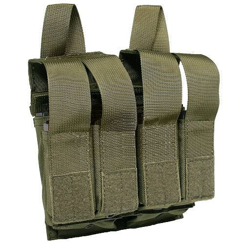 Ładownica Podwójna Flyye na Magazynki M4/M16 + 4 do Pistoletu Ranger Green