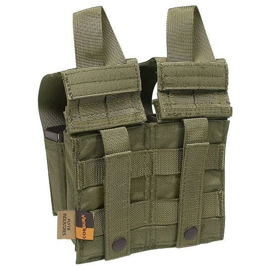 Ładownica Podwójna Flyye na Magazynki M4/M16 + 4 do Pistoletu Ranger Green