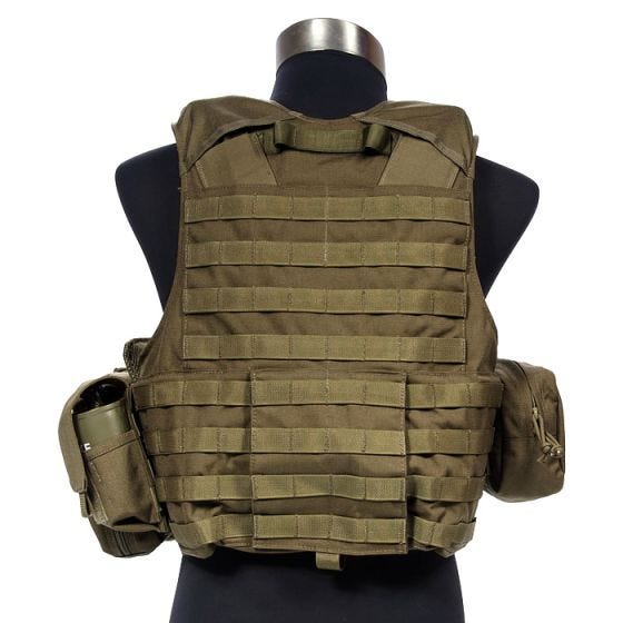 Kamizelka Taktyczna Flyye Force Recon z Kompletem Ładownic ver. Land Coyote Brown