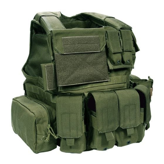 Kamizelka Taktyczna Flyye Force Recon z Kompletem Ładownic ver. Land Olive Drab