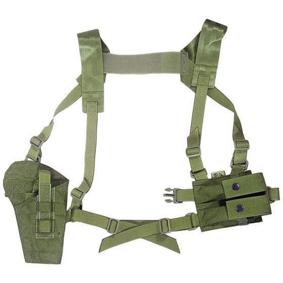 Kabura z Szelkami Flyye Shoulder System MOLLE Olive Drab