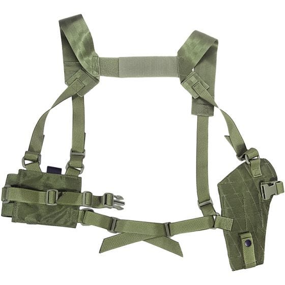 Kabura z Szelkami Flyye Shoulder System MOLLE Ranger Green