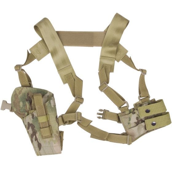 Kabura z Szelkami Flyye Shoulder System MOLLE MultiCam