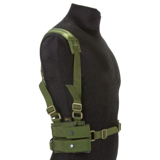 Kabura z Szelkami Flyye Shoulder System MOLLE Olive Drab