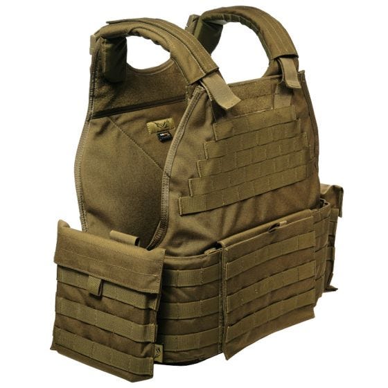 Kamizelka Taktyczna Flyye MOLLE SPC Armour Coyote Brown