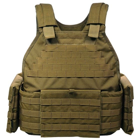 Kamizelka Taktyczna Flyye MOLLE SPC Armour Coyote Brown