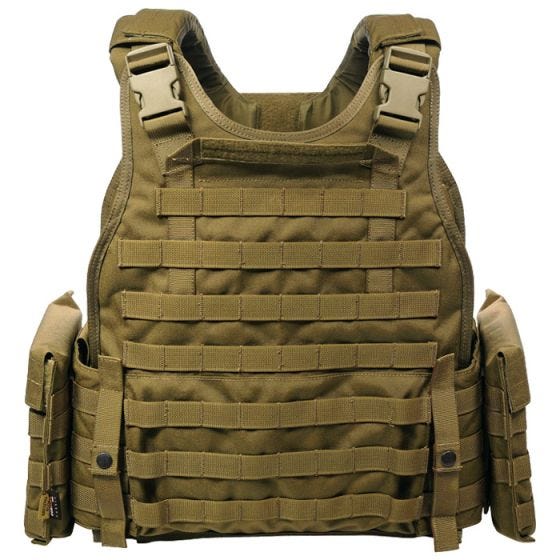 Kamizelka Taktyczna Flyye MOLLE SPC Armour Coyote Brown