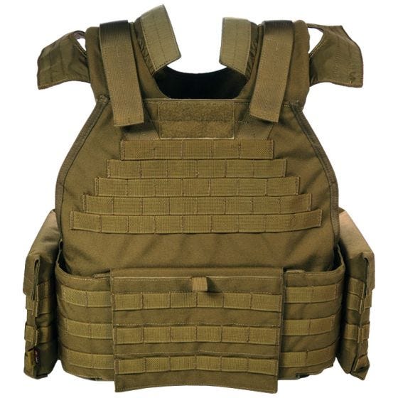 Kamizelka Taktyczna Flyye MOLLE SPC Armour Coyote Brown