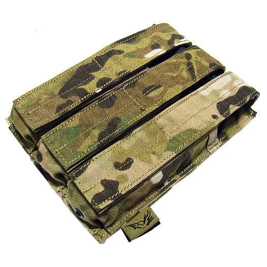 Ładownica Potrójna Flyye na Magazynki MP5 MOLLE MultiCam