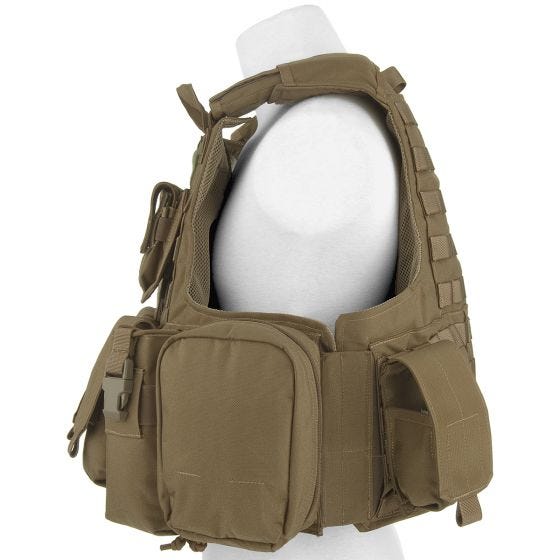 Kamizelka Taktyczna Flyye Force Recon z Kompletem Ładownic ver. Mar Coyote Brown