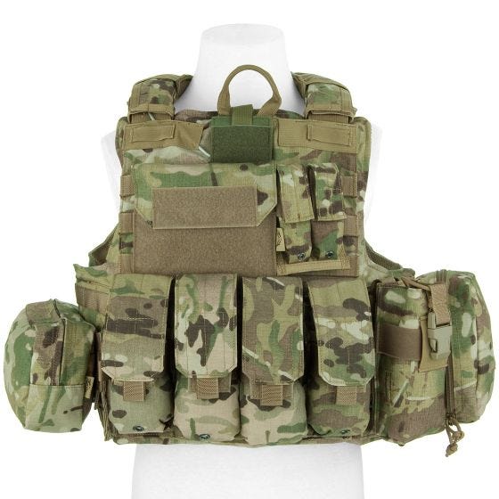 Kamizelka Taktyczna Flyye Force Recon z Kompletem Ładownic ver. Mar MultiCam