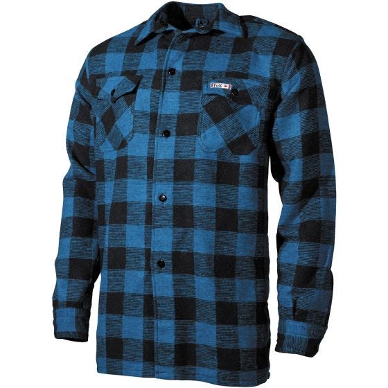 Koszula Fox Outdoor Lumberjack Niebiesko-Czarna w Kratę