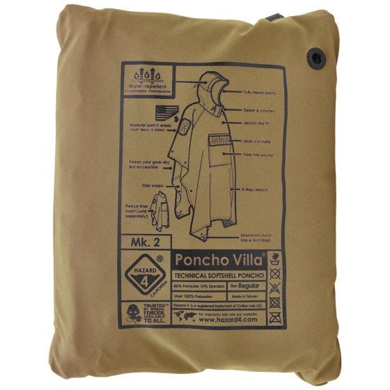 Poncho Taktyczne Hazard 4 Villa Soft Shell Coyote