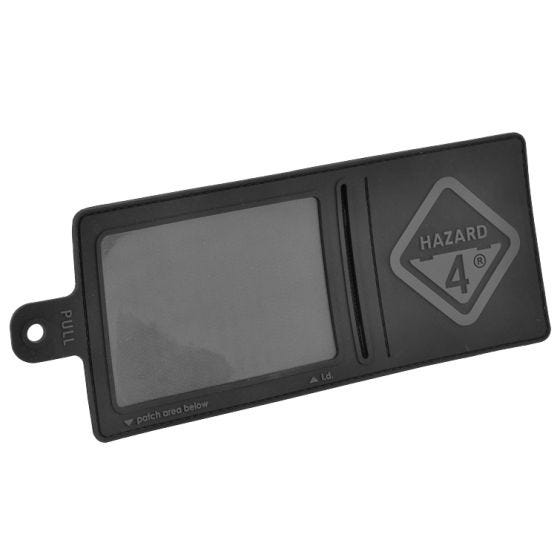Identyfikator Duży Hazard 4 3D Hook-and-Loop I.D. Holder Czarny