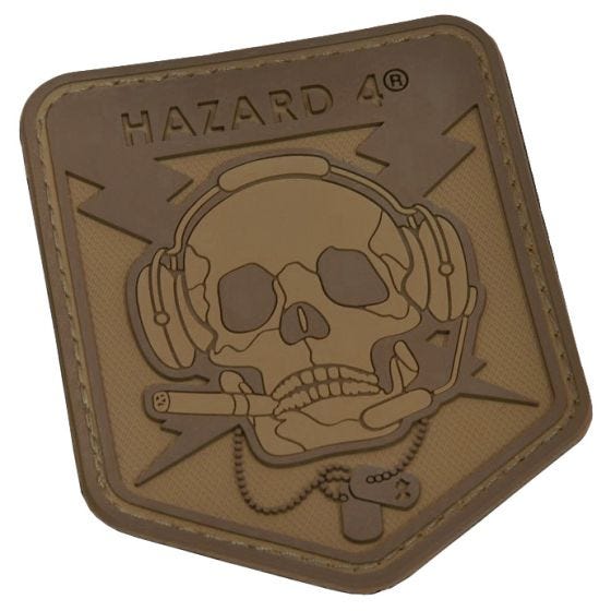 Naszywka Hazard 4 3D Operator Skull Czaszka Coyote