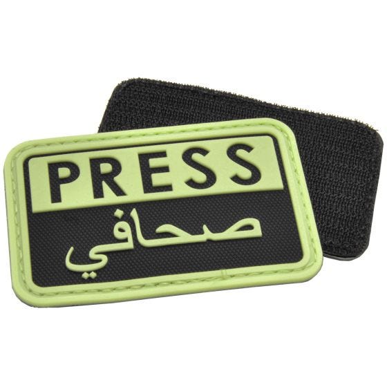 Naszywka Hazard 4 3D Press / Arabic Reporters Świeci w Ciemności