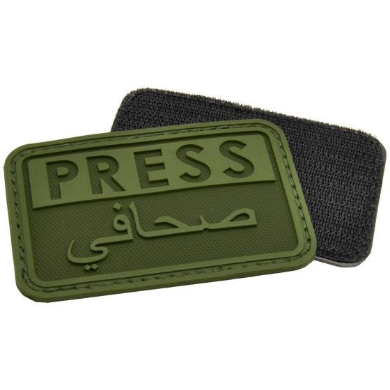 Naszywka Hazard 4 3D Press / Arabic Reporters OD Green