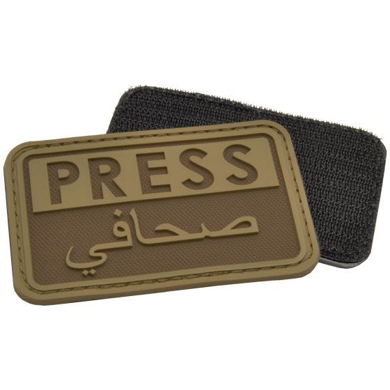 Naszywka Hazard 4 3D Press / Arabic Reporters Coyote