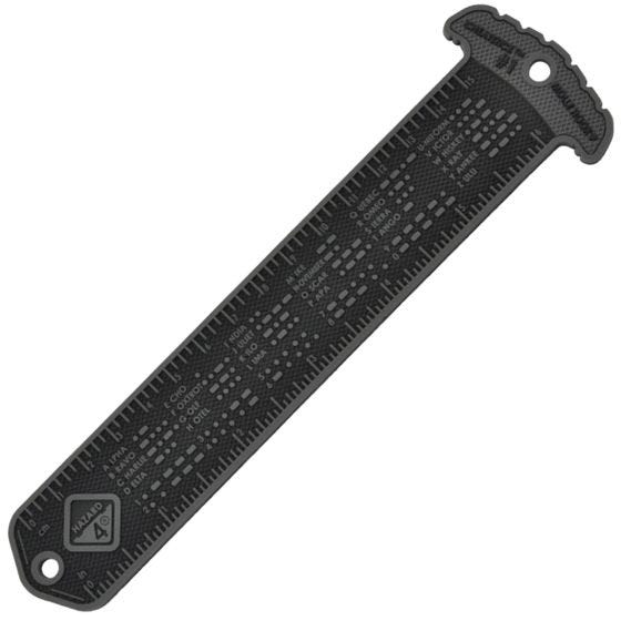 Linijka Hazard 4 Cheastick #1 Ruler / Morse MOLLE Patch Czarna