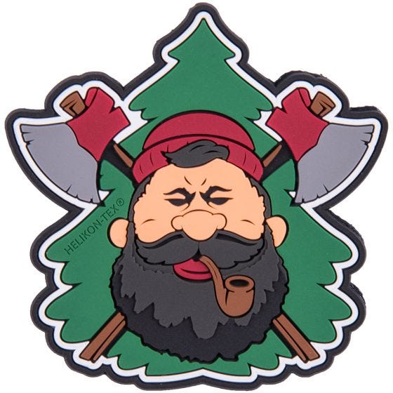 Naszywka Helikon Beardman Bushcraft Oliwkowa
