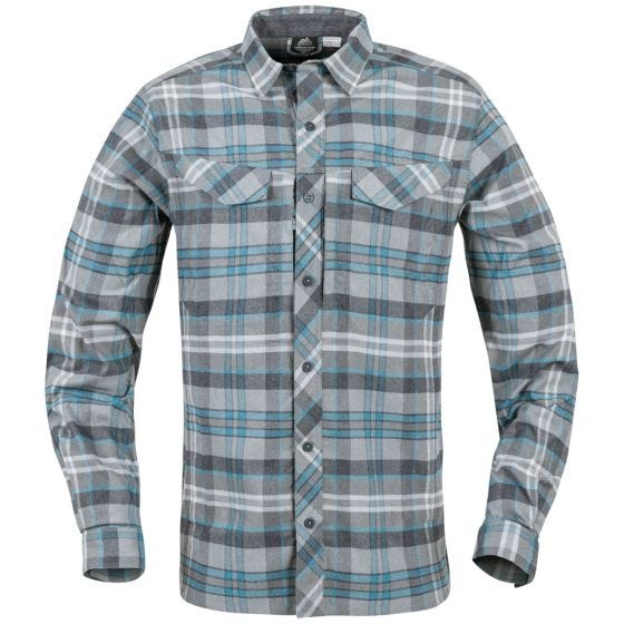 Koszula Helikon Defender Mk2 Pilgrim Długi Rękaw Blue Plaid
