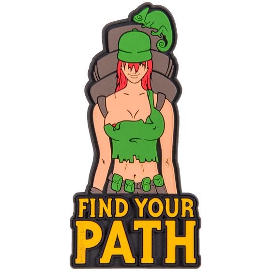 Naszywka Helikon Find Your Path Oliwkowa