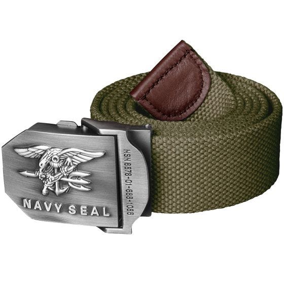 Pasek Bawełniany Helikon Navy Seal Oliwkowy