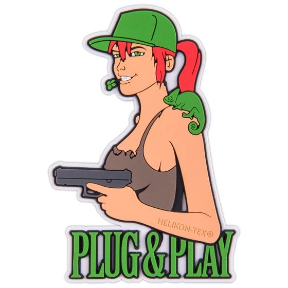 Naszywka Helikon Plug & Play Brązowy